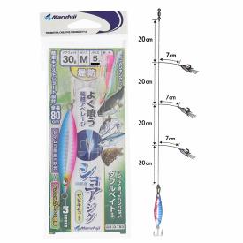 まるふじ ショアジグサビキセット 3本針 D-783｜通販 - au Wowma ...